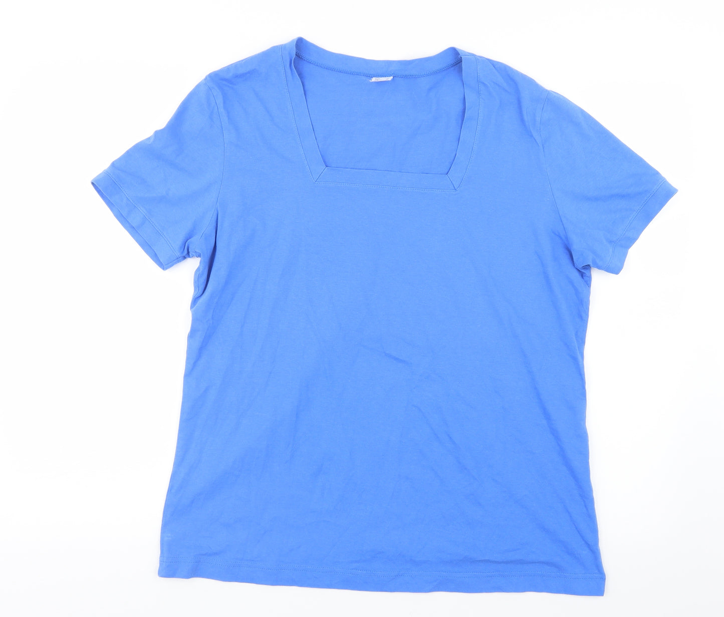 Preworn Womens Blue   Basic T-Shirt Size 18