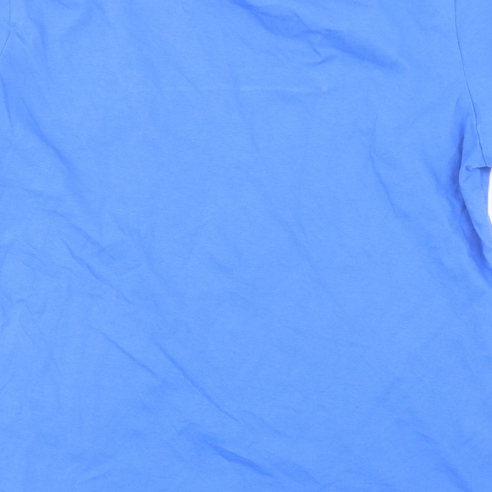 Preworn Womens Blue   Basic T-Shirt Size 18