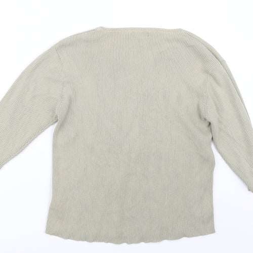 Bonmarché Womens Green  Knit Pullover Jumper Size XL