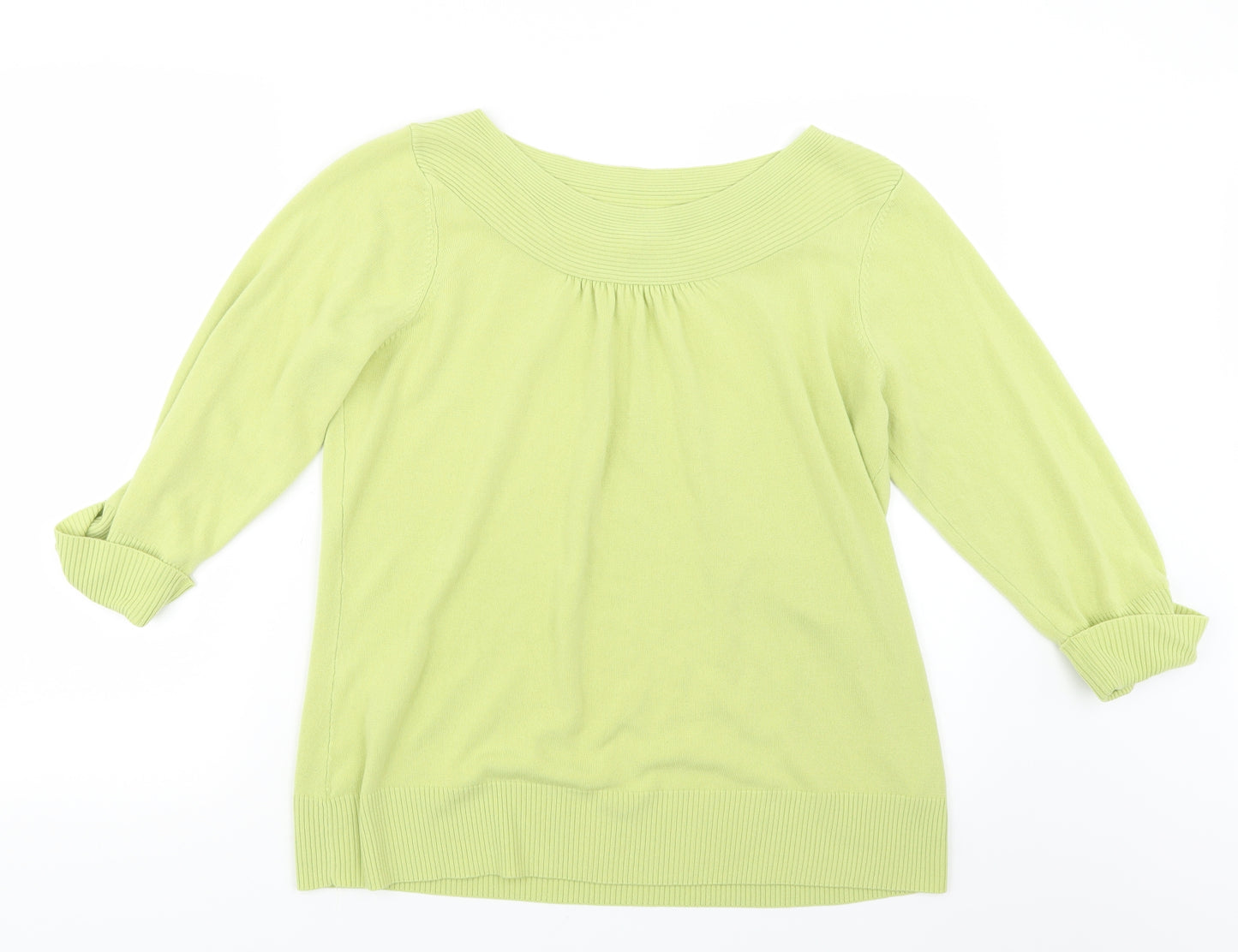 Marks and Spencer Womens Green  Knit Pullover Jumper Size 20