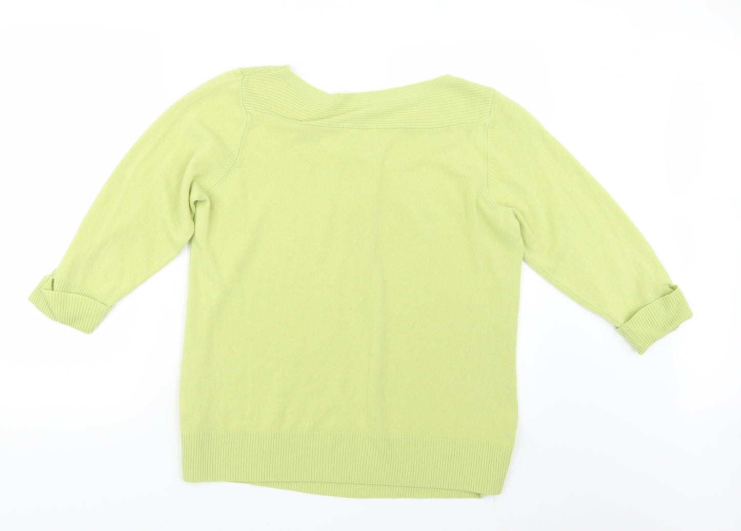 Marks and Spencer Womens Green  Knit Pullover Jumper Size 20