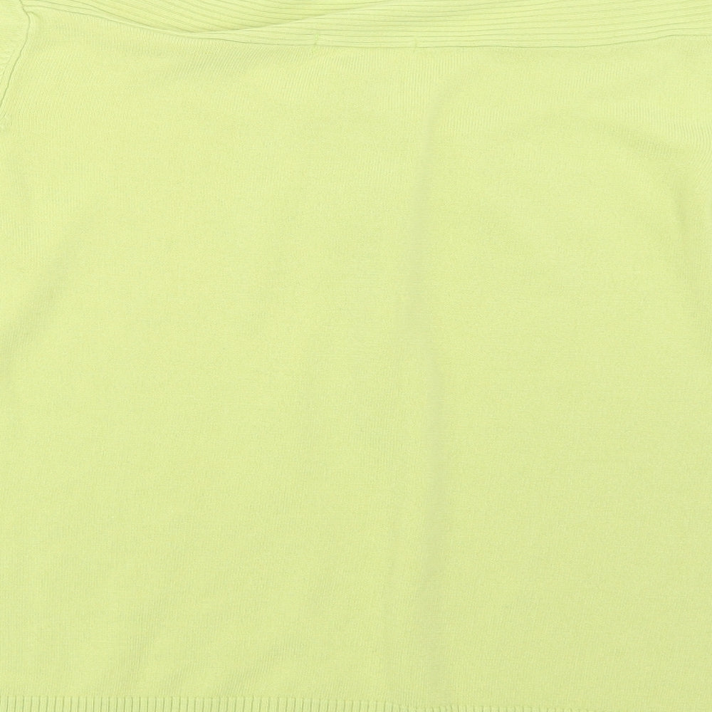 Marks and Spencer Womens Green  Knit Pullover Jumper Size 20