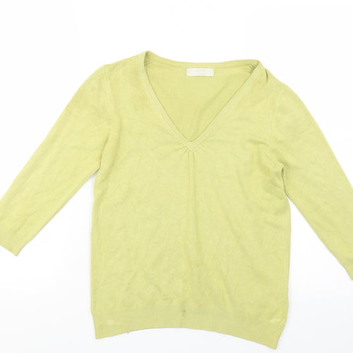 Marks and Spencer Womens Green  Knit Pullover Jumper Size 8
