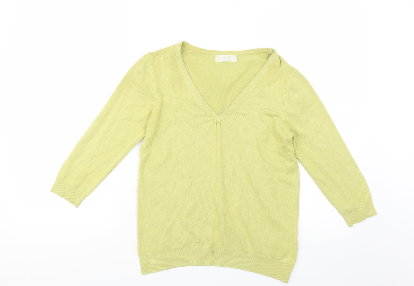 Marks and Spencer Womens Green  Knit Pullover Jumper Size 8