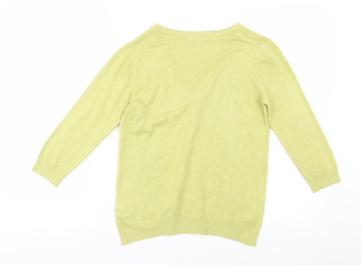 Marks and Spencer Womens Green  Knit Pullover Jumper Size 8