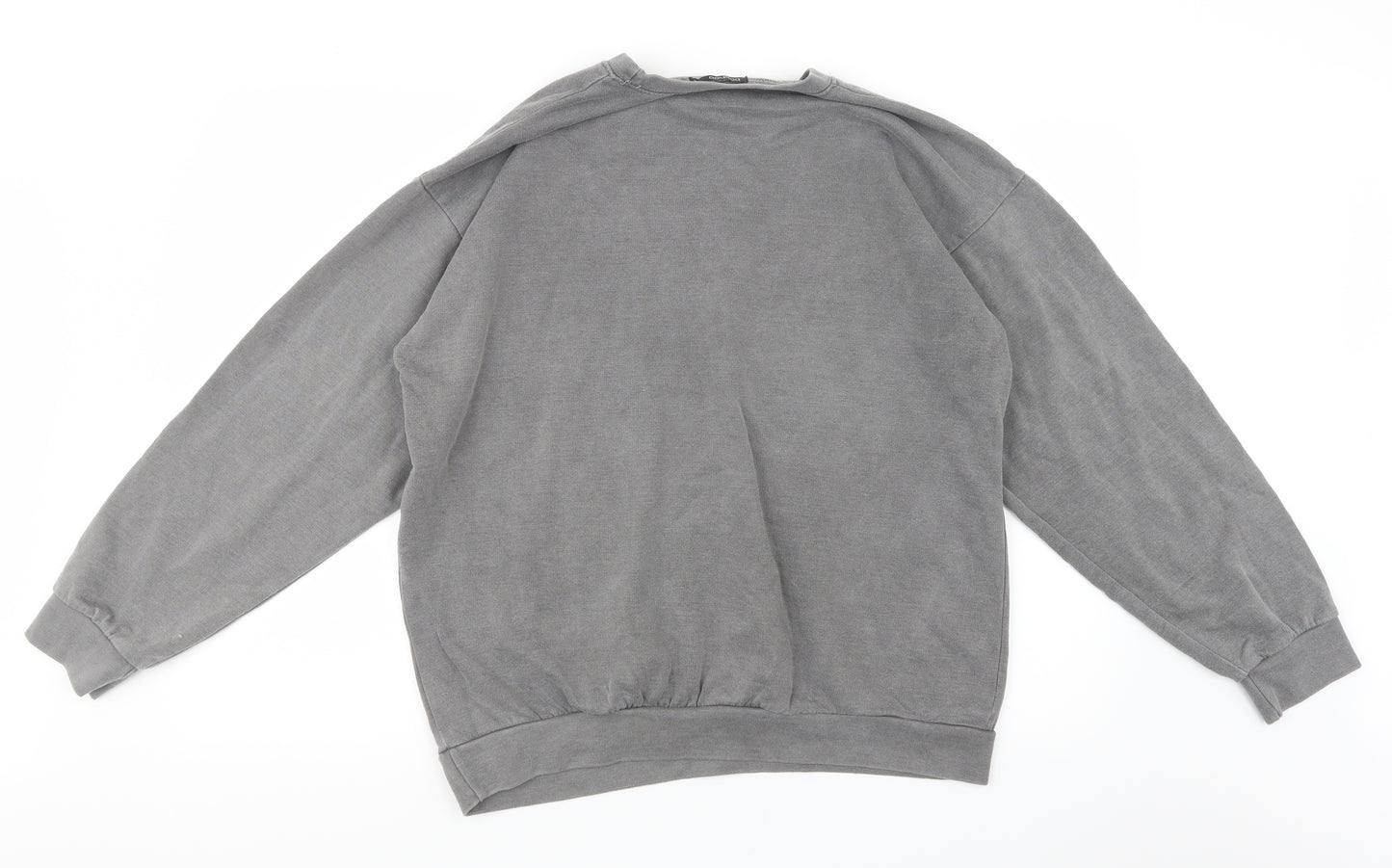 Boohoo Womens Grey   Pullover Jumper Size L