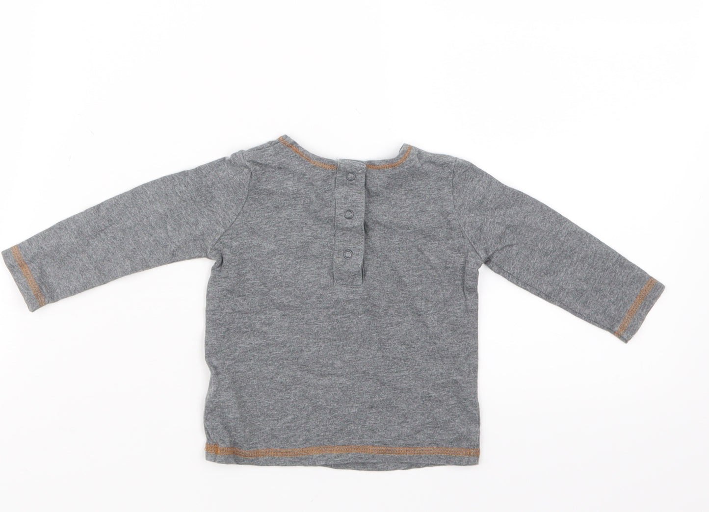 NEXT Boys Grey   Basic T-Shirt Size 3-6 Months