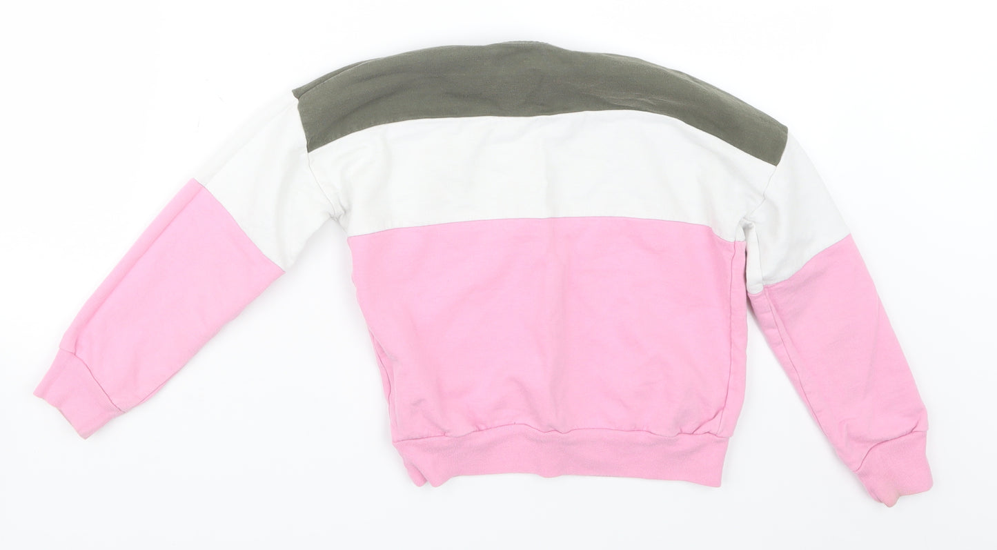 DKNY Girls Pink   Pullover Jumper Size 6 Years