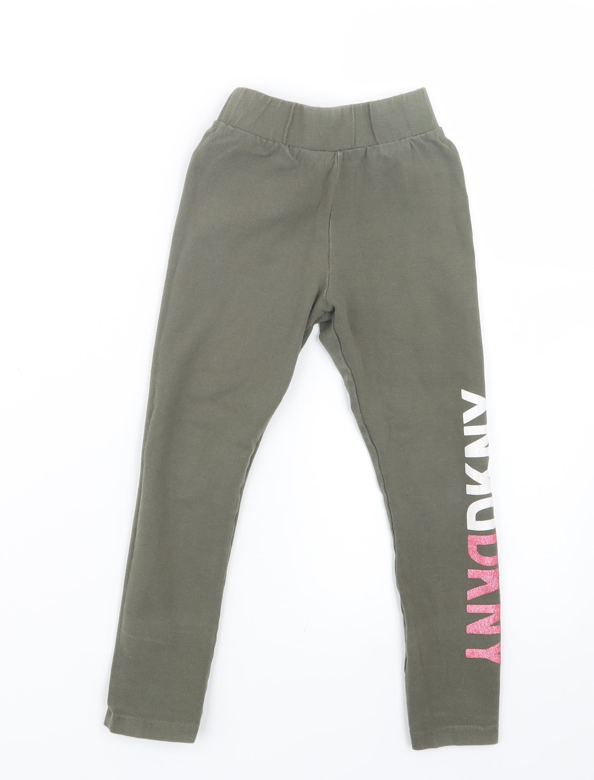 DKNY Girls Green   Carrot Trousers Size 6 Years