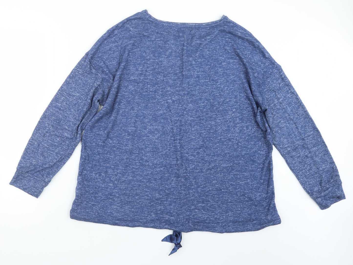 Matalan Womens Blue Geometric  Top Pyjama Top Size 16