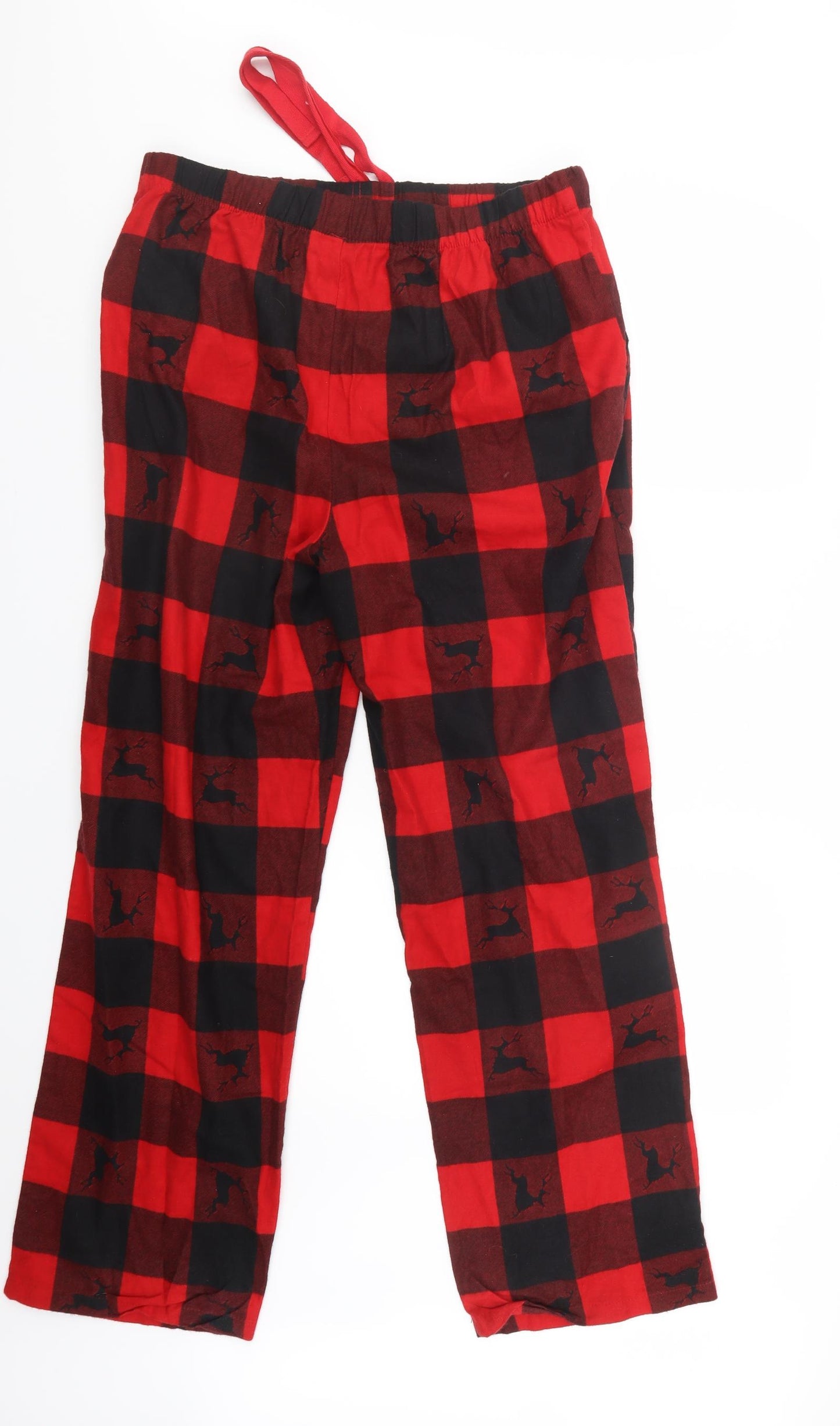 Cedar Wood State Mens Red Check   Pyjama Pants Size L