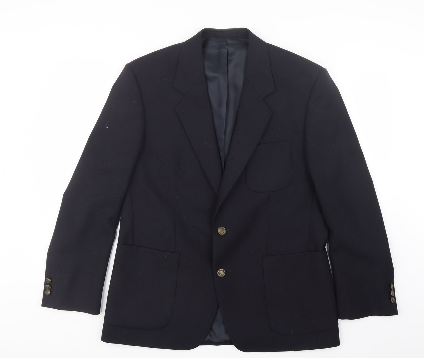 Varteks Mens Blue   Jacket Suit Jacket Size 38