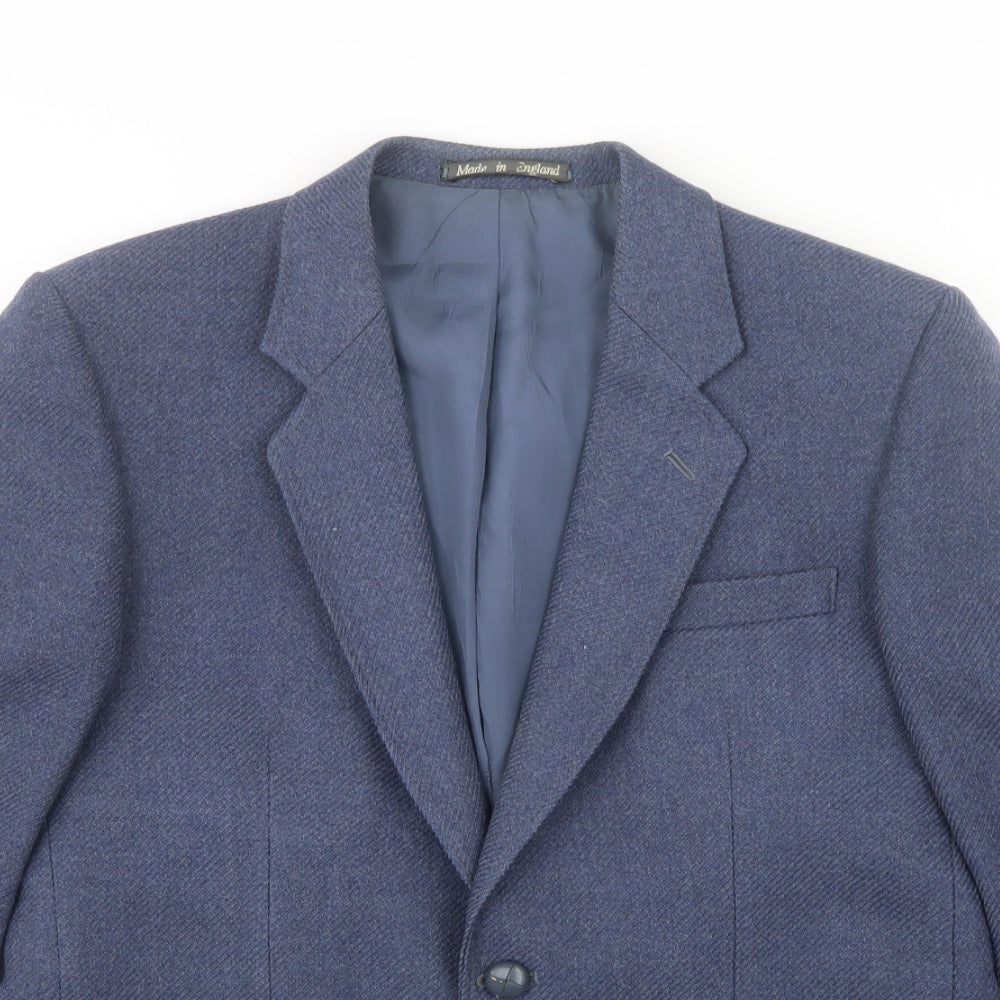 Classic Casuals Mens Blue   Jacket Suit Jacket Size 36