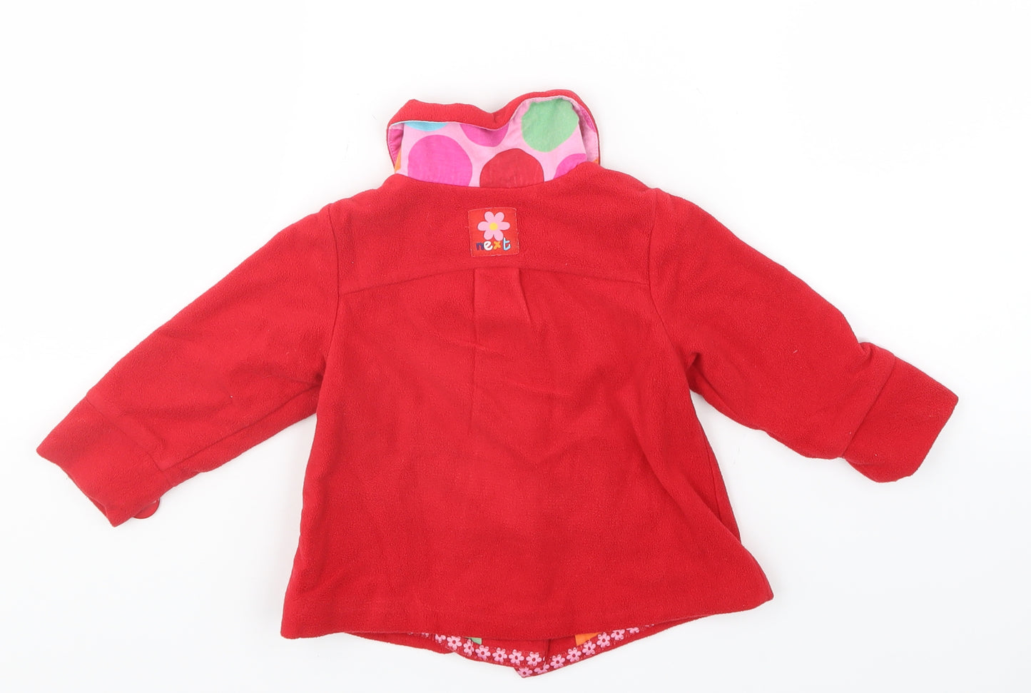 NEXT Girls Red   Jacket Coat Size 9-12 Months