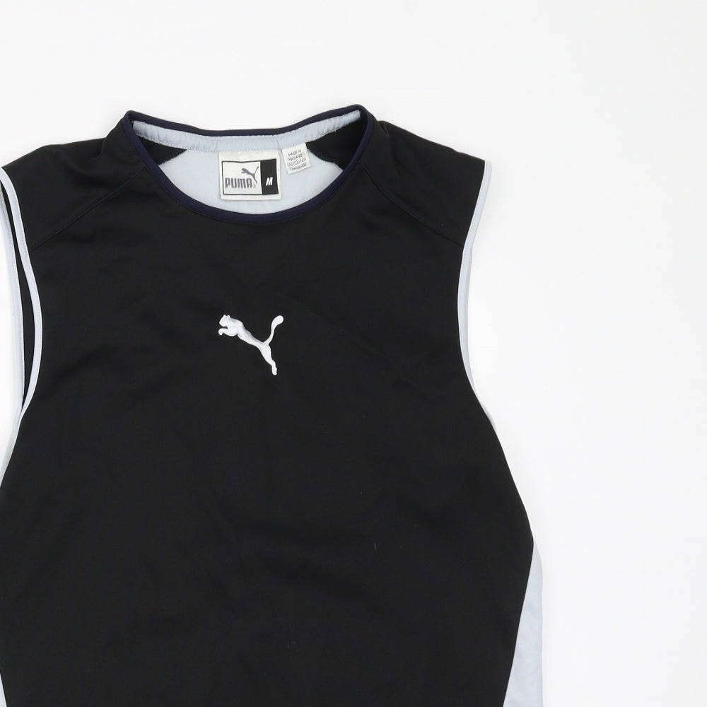 PUMA Mens Black   Basic Tank Size M