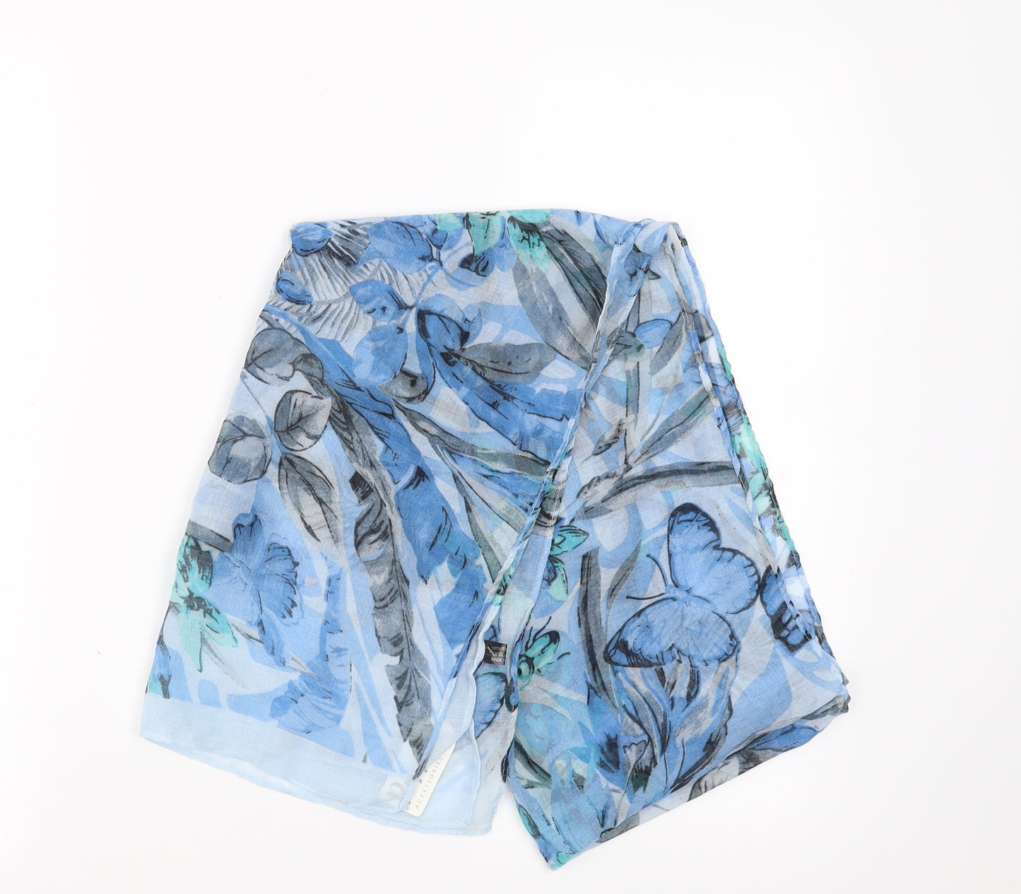 poppy accessories Womens Blue Floral   Scarf