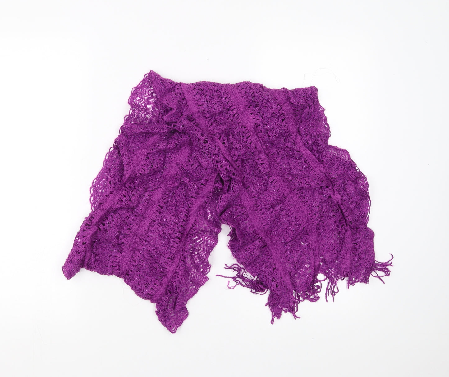 Preworn Womens Purple    Scarf