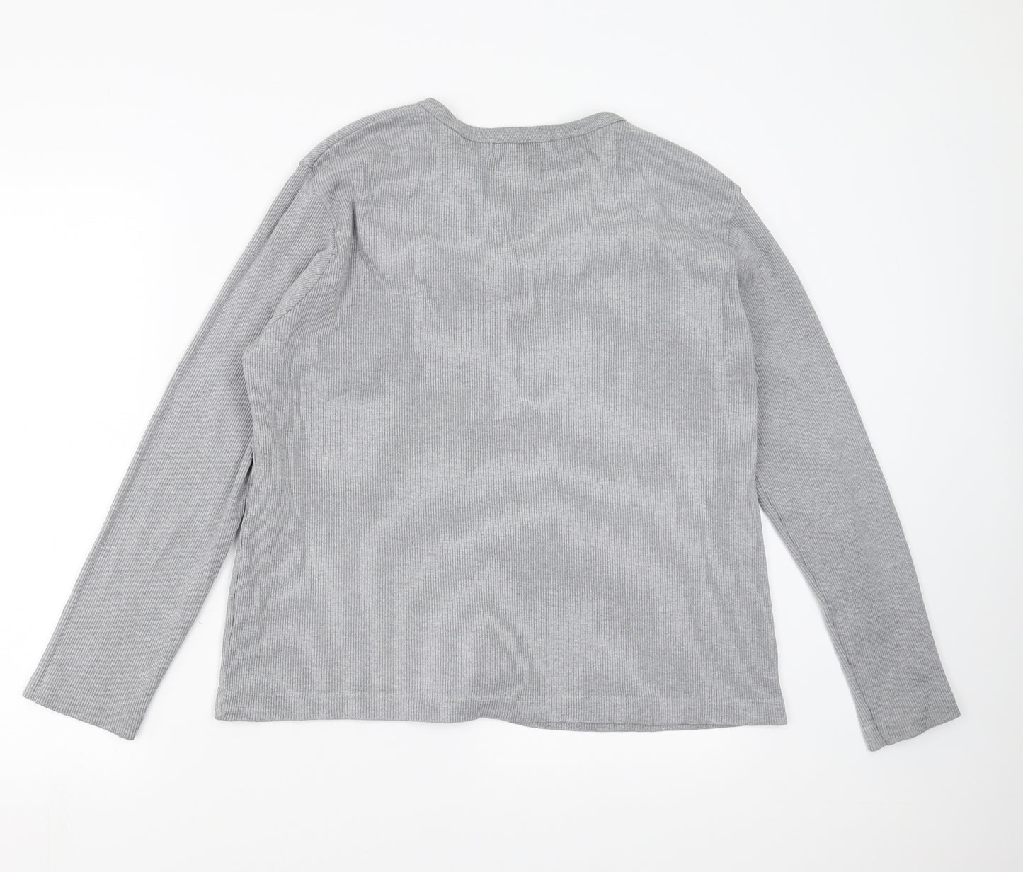 Cotton Traders Womens Grey   Cardigan Jumper Size 18