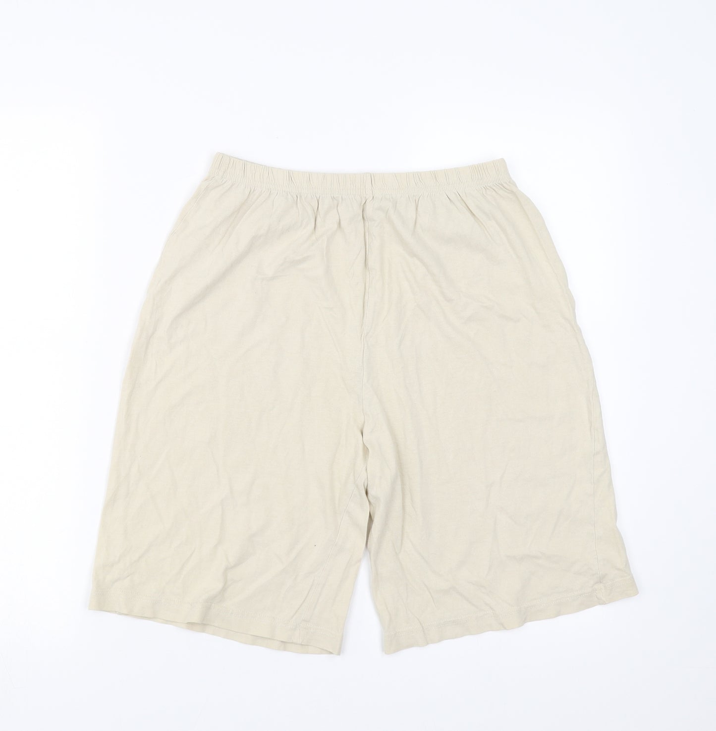 Matalan Boys Beige Solid   Sleep Shorts Size 12-13 Years