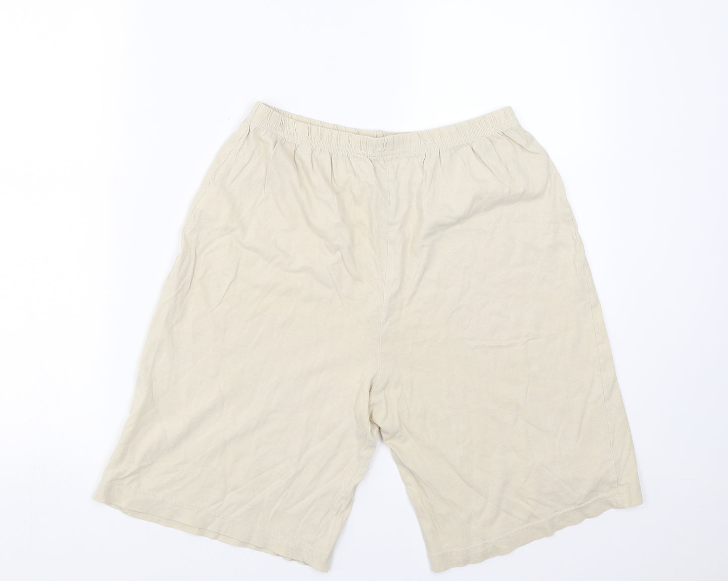 Matalan Boys Beige Solid   Sleep Shorts Size 12-13 Years