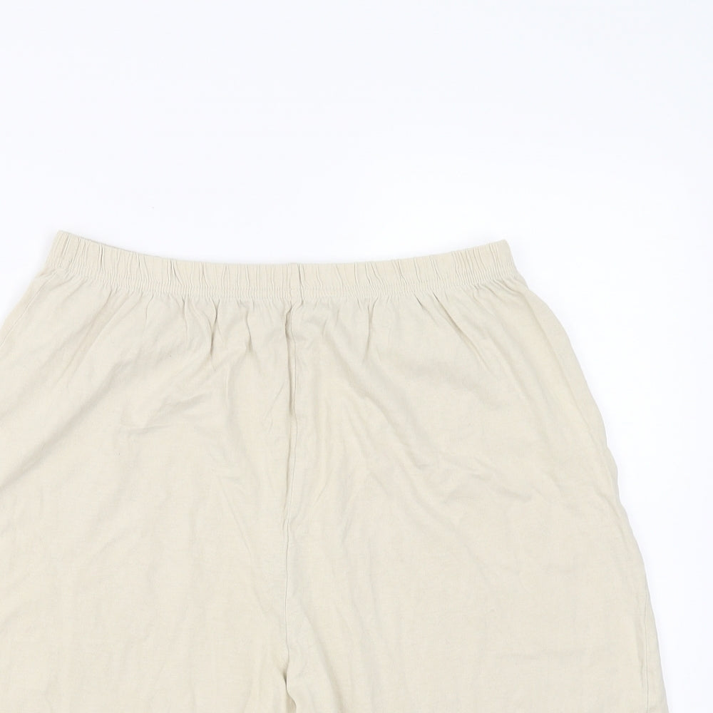 Matalan Boys Beige Solid   Sleep Shorts Size 12-13 Years