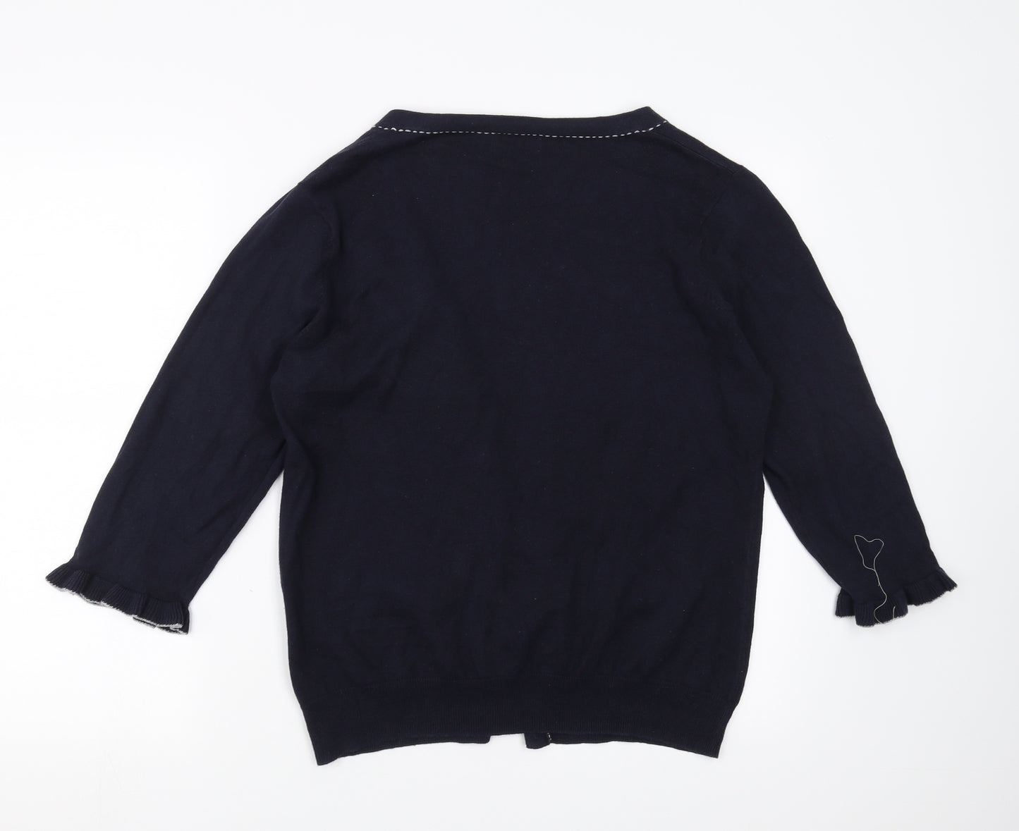 Marks and Spencer Womens Blue   Cardigan Jumper Size 18