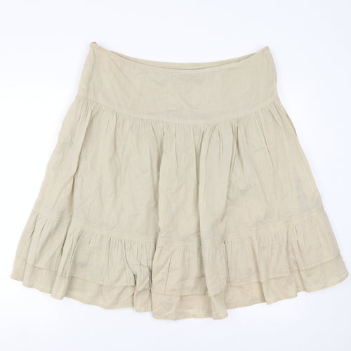 Mk one Womens Beige   A-Line Skirt Size 14  - Sequin
