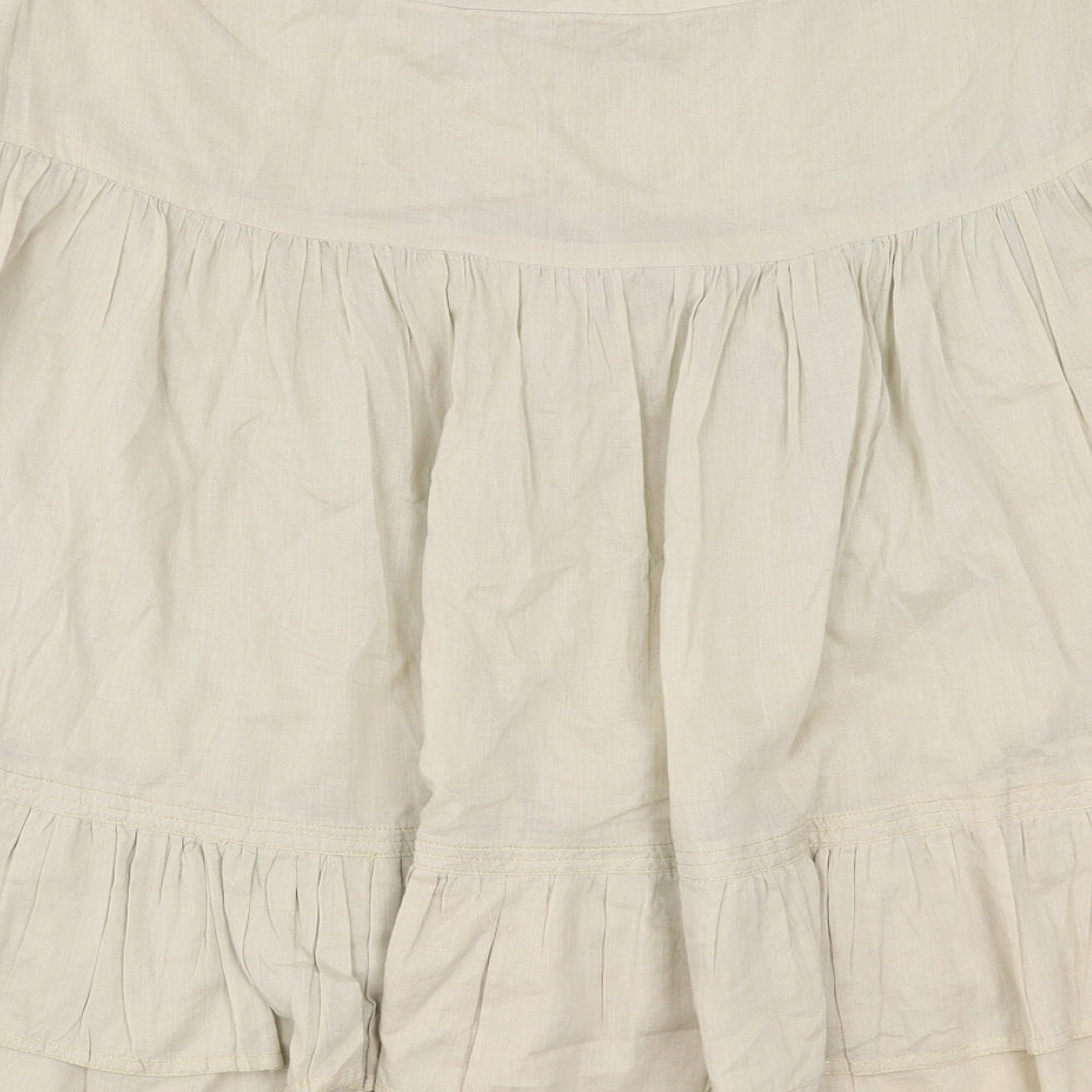 Mk one Womens Beige   A-Line Skirt Size 14  - Sequin
