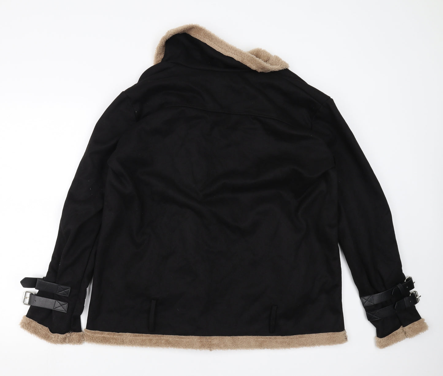 Preworn Womens Black   Jacket  Size 4XL  - 5XL fleece lined