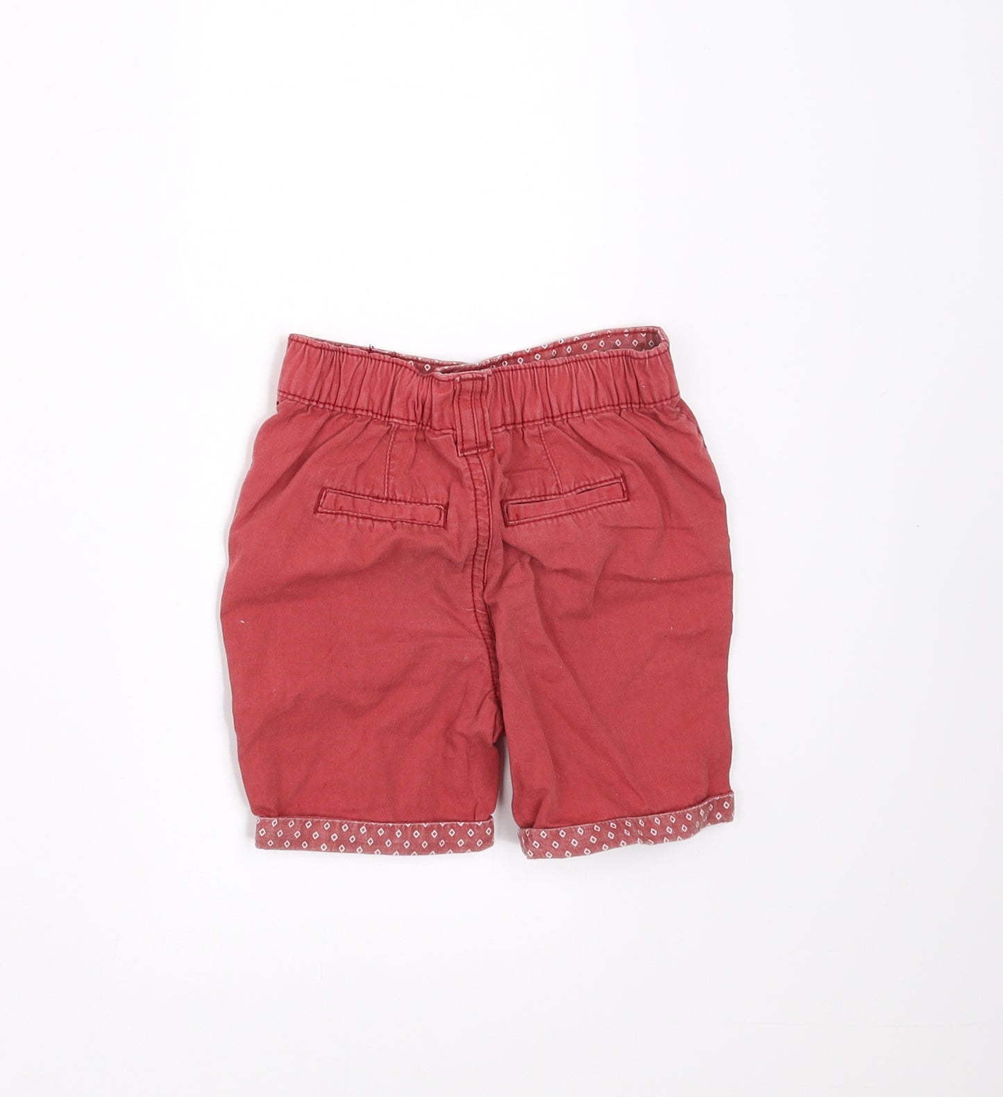 M&Co Boys Red   Cropped Trousers Size 12-18 Months  - shorts