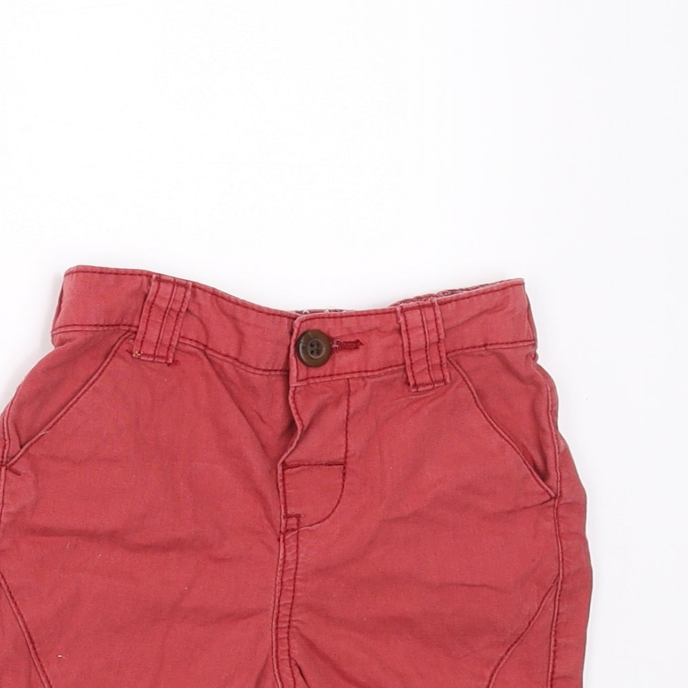 M&Co Boys Red   Cropped Trousers Size 12-18 Months  - shorts