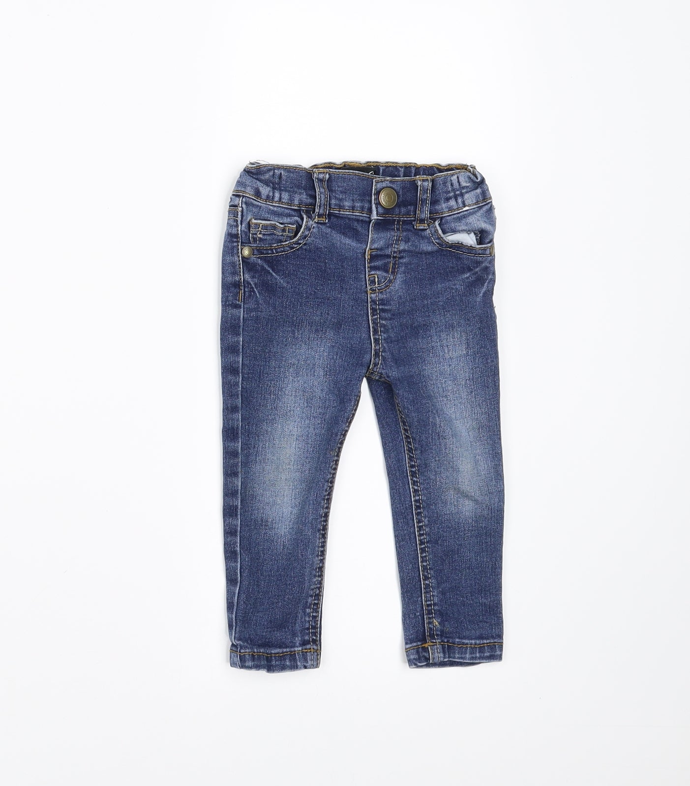 Primark Boys Blue  Denim  Jeans Size 9-12 Months