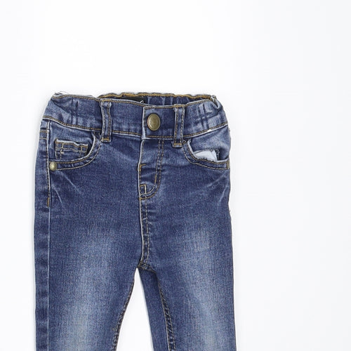 Primark Boys Blue  Denim  Jeans Size 9-12 Months
