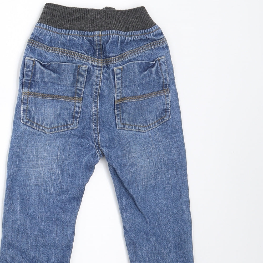 Sainsburys Boys Blue  Denim Jogger Jeans Size 12-18 Months