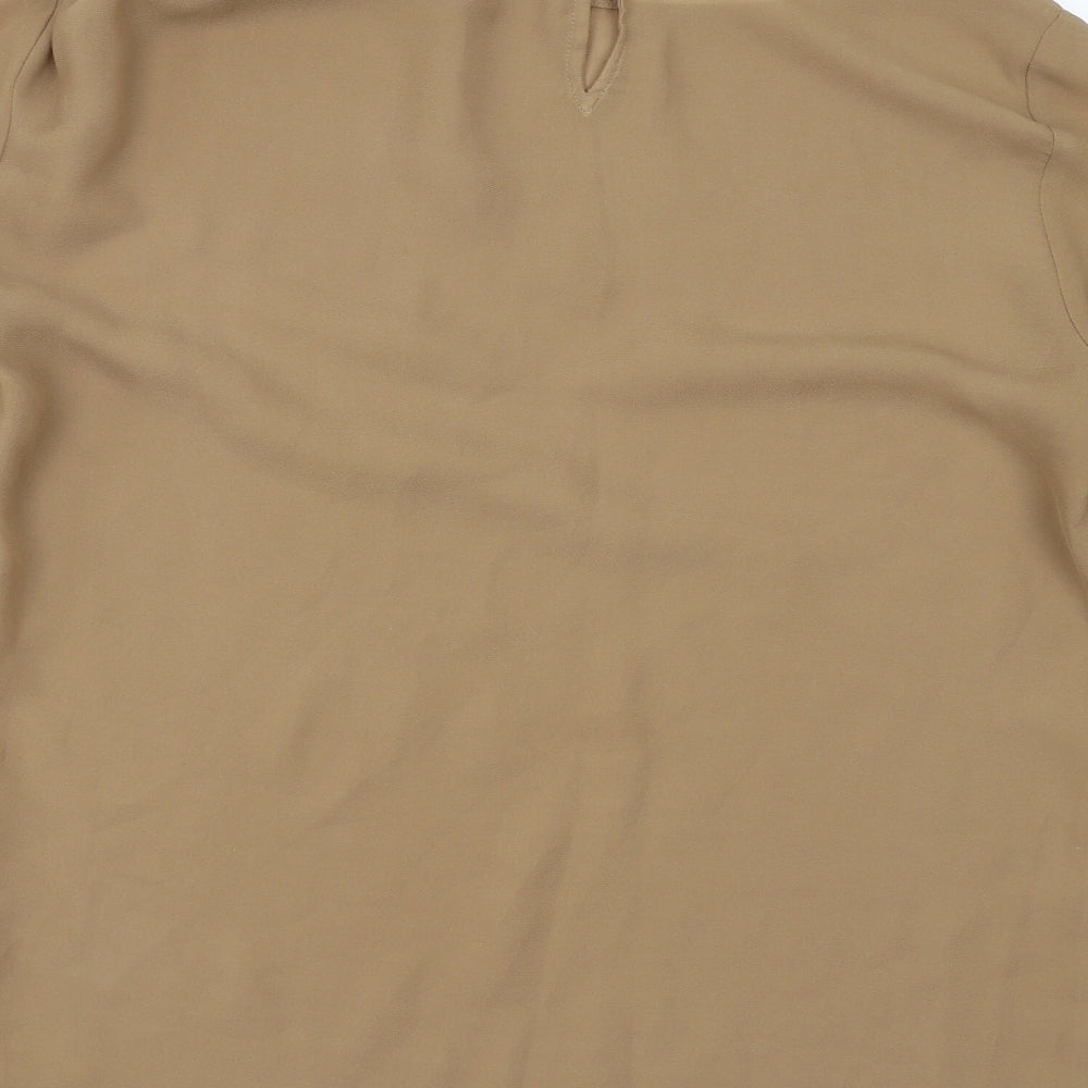 Zara Womens Brown   Basic Blouse Size S