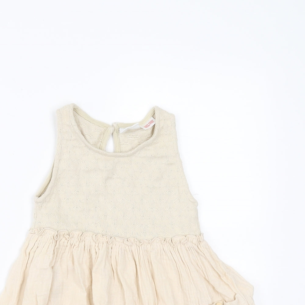 Zara Girls Pink   Fit & Flare  Size 2-3 Years