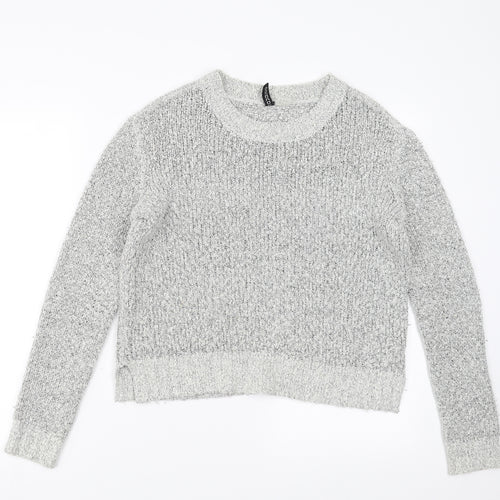 Divided Womens Grey   Pullover Jumper Size S