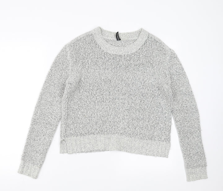 Divided Womens Grey   Pullover Jumper Size S