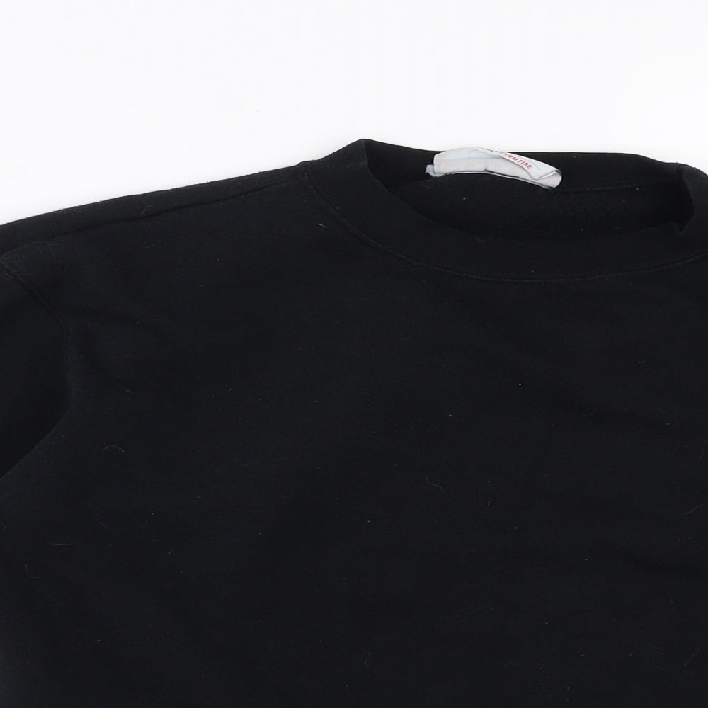 Scholar Schoolwear Boys Black   Pullover Sweatshirt Size 13 Years
