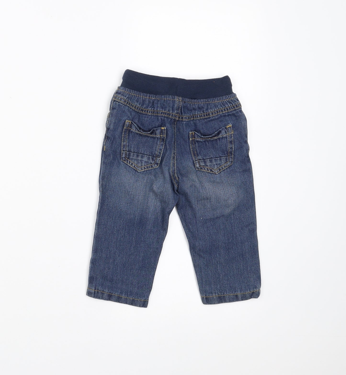Mothercare Boys Blue  Denim Jogger Jeans Size 6-9 Months