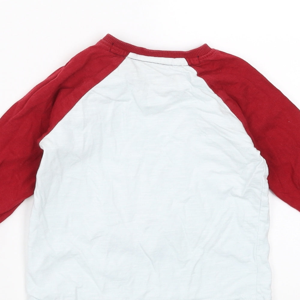 George Boys Blue   Basic T-Shirt Size 9-12 Months  - number 1 champion