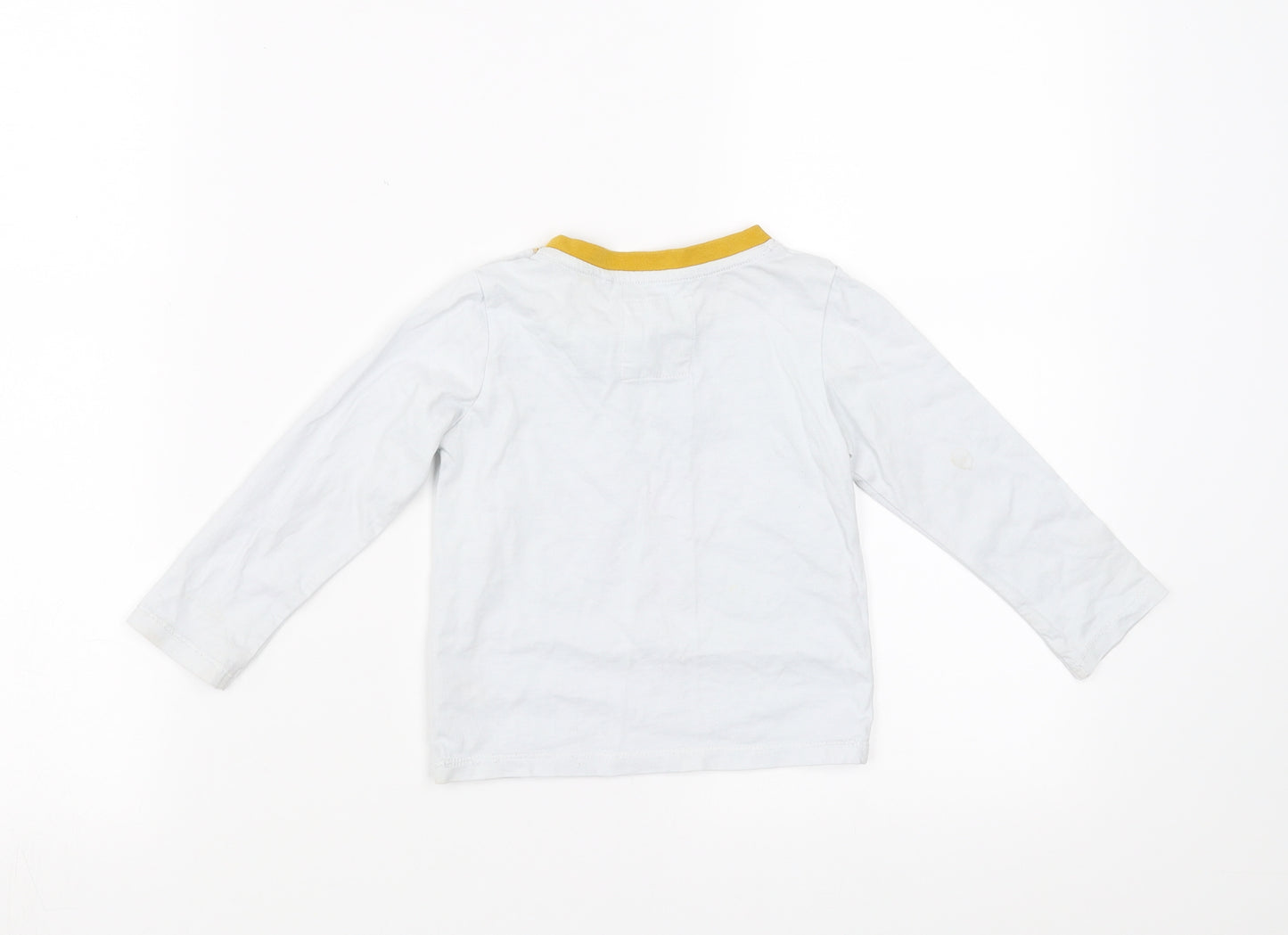 Sainsburys Boys White   Basic T-Shirt Size 12-18 Months  - todays hero