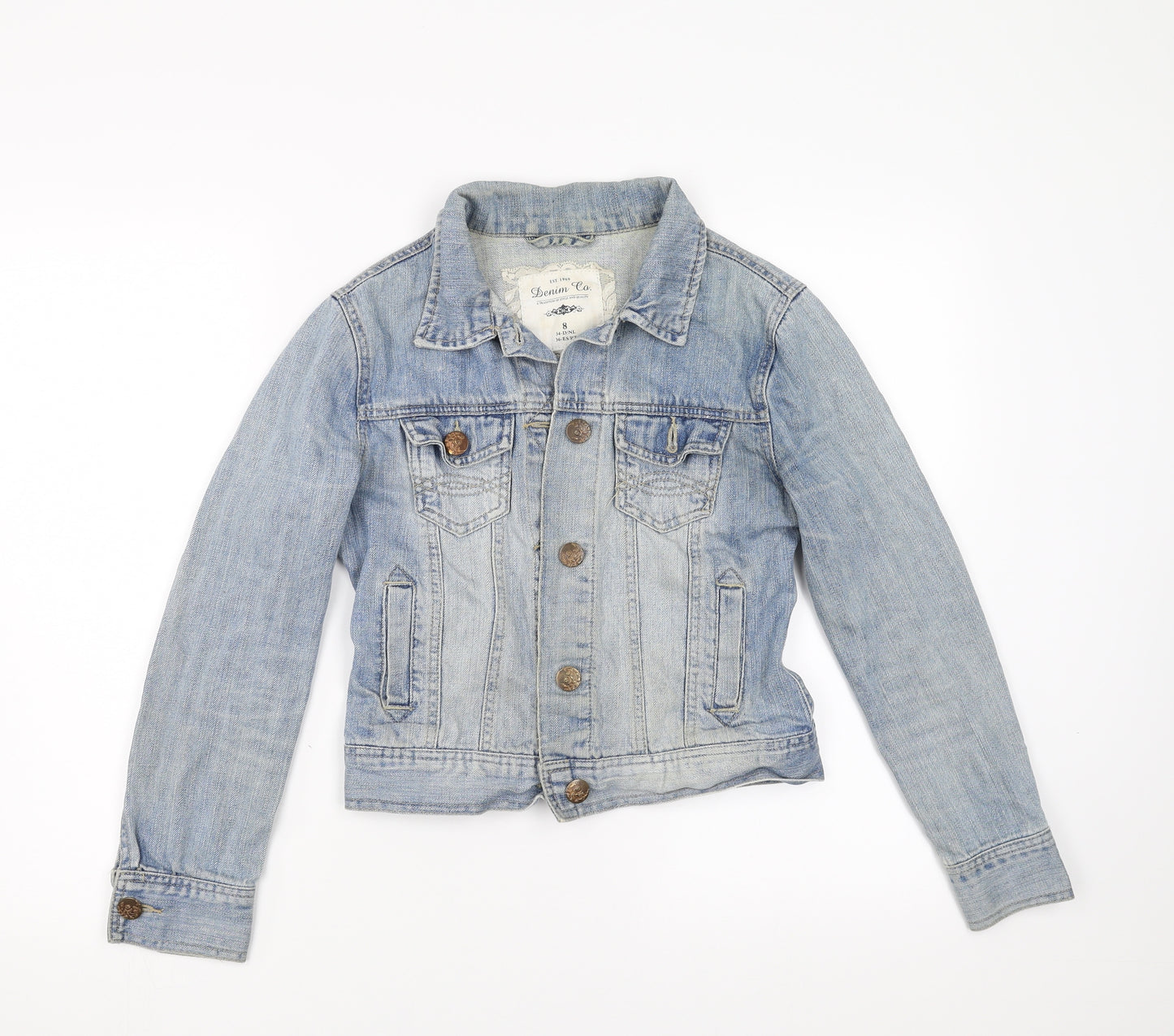 Primark Womens Blue  Denim Jacket  Size 8