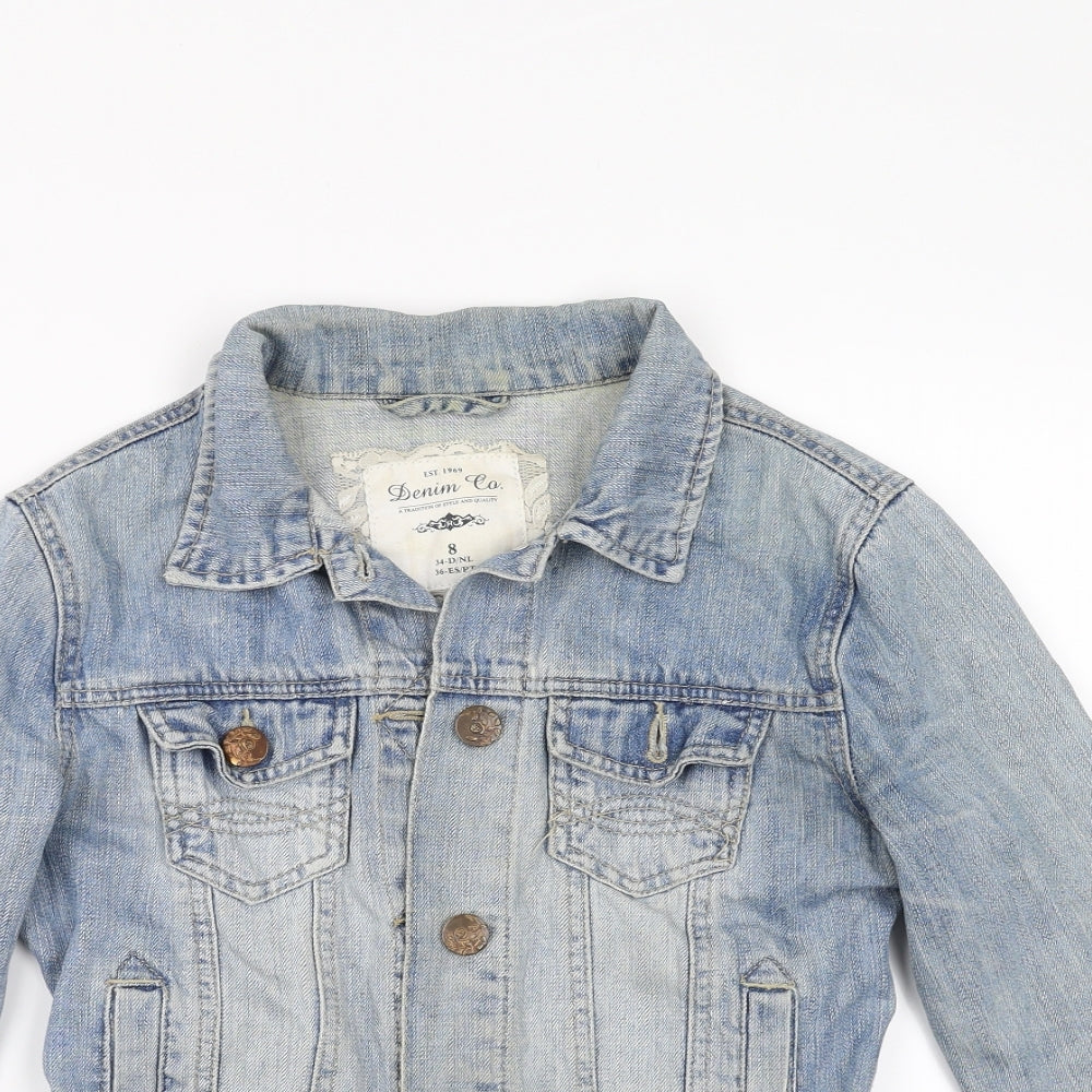 Primark Womens Blue  Denim Jacket  Size 8