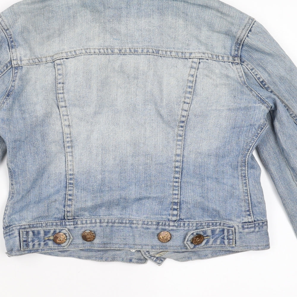 Primark Womens Blue  Denim Jacket  Size 8
