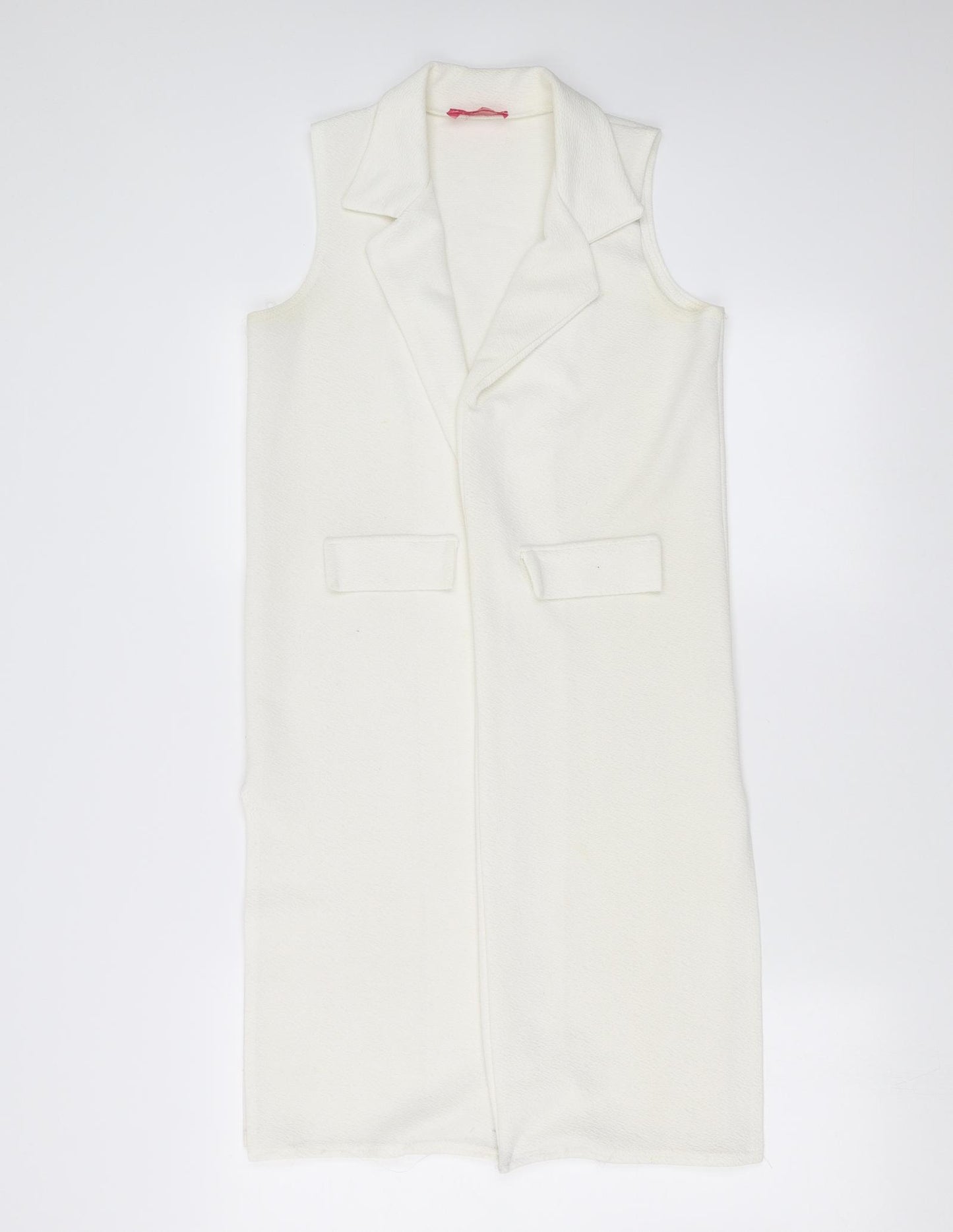 Miss Sassy Womens Ivory   Gilet Jacket Size S
