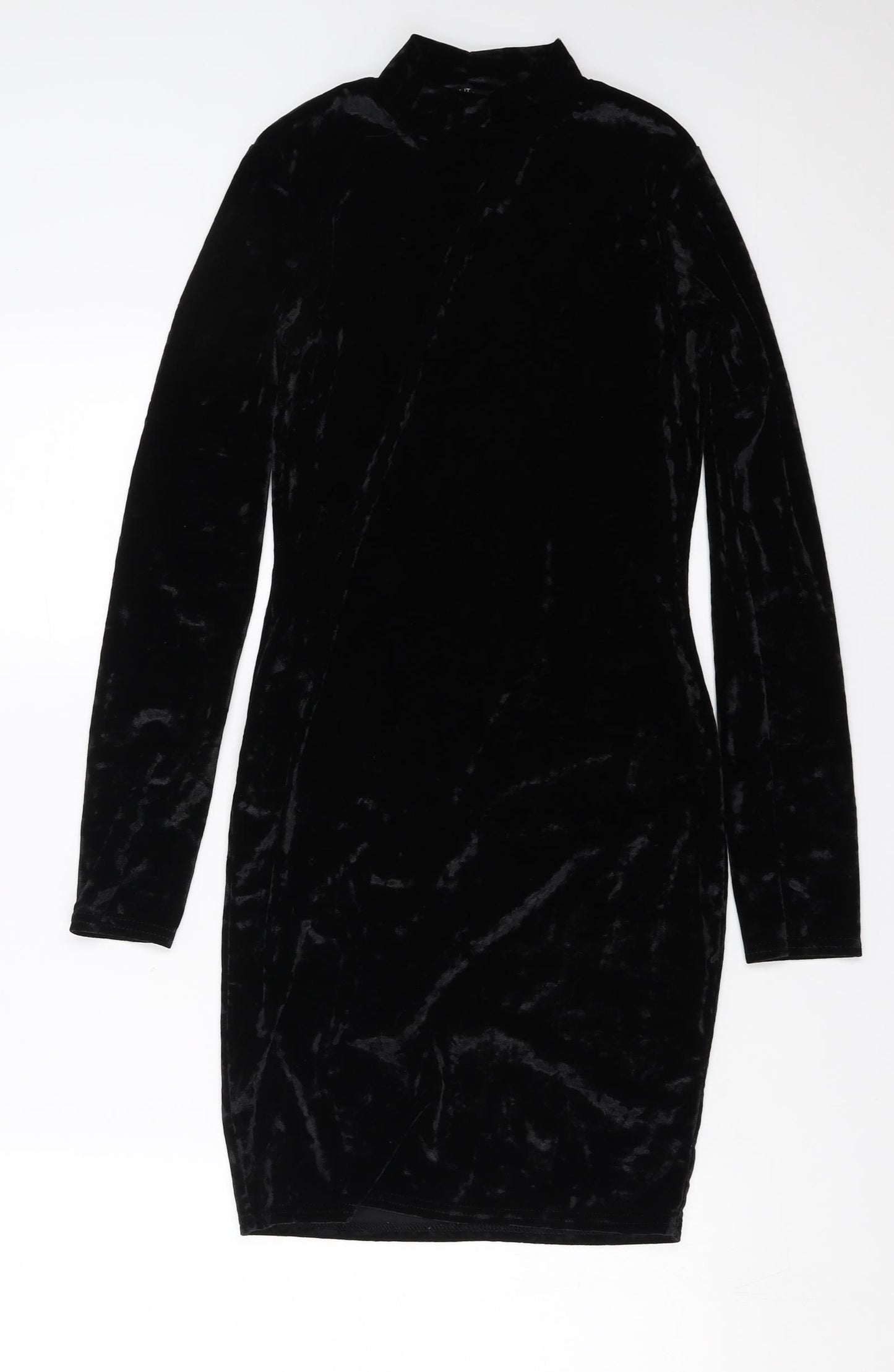 I SAW IT FIRST Womens Black   Bodycon  Size 8  - velvet