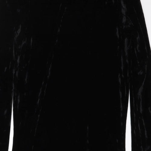 I SAW IT FIRST Womens Black   Bodycon  Size 8  - velvet