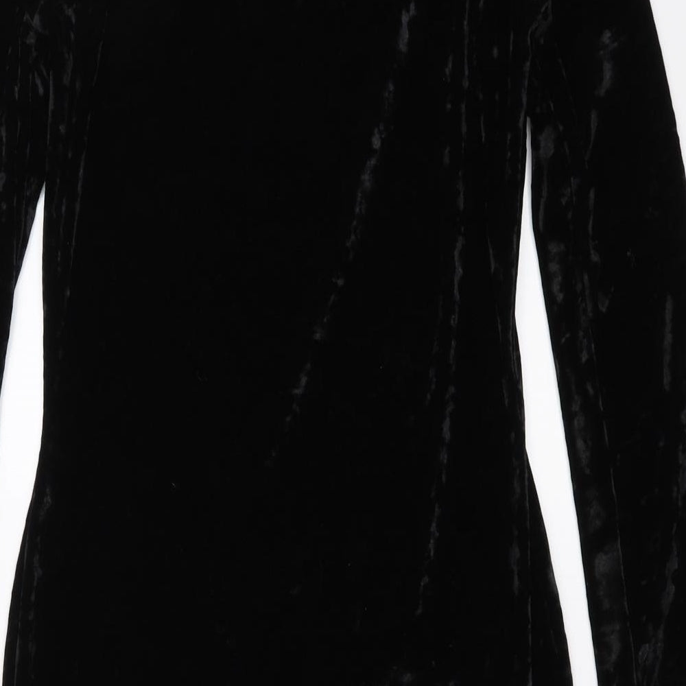 I SAW IT FIRST Womens Black   Bodycon  Size 8  - velvet