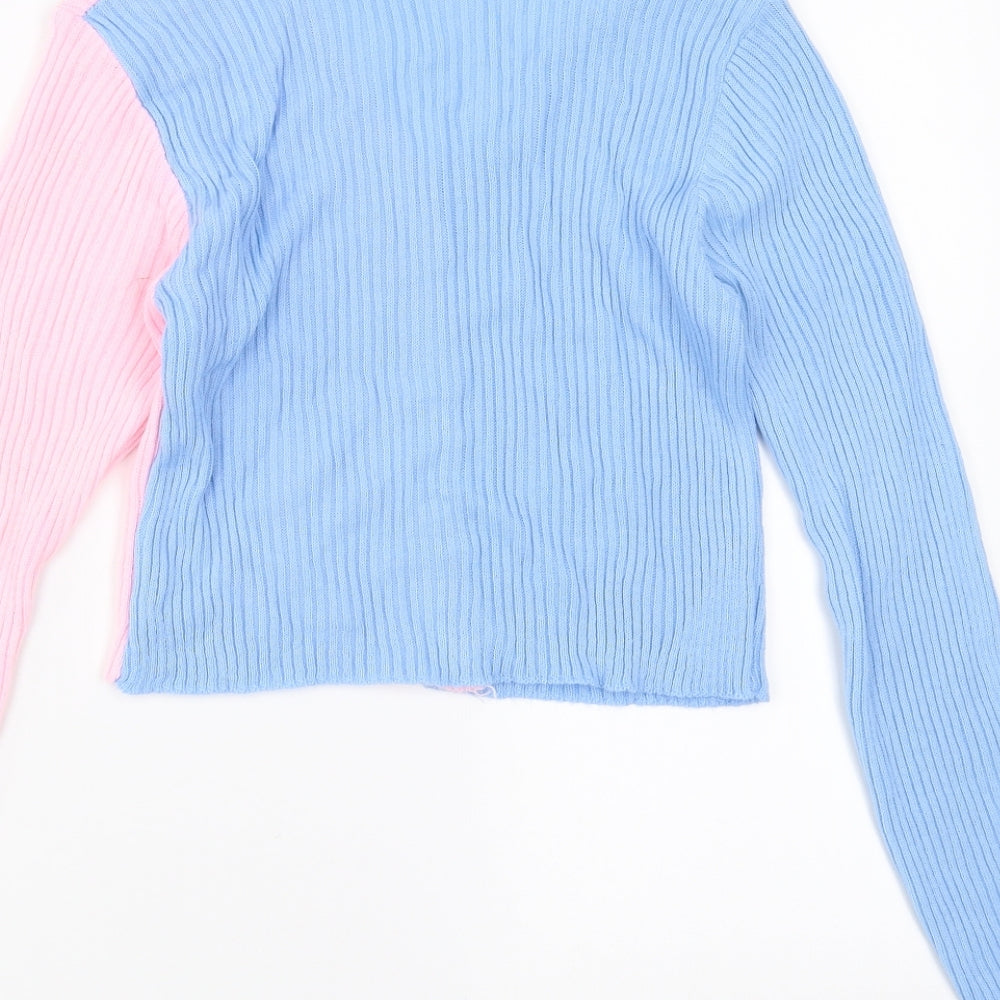Femme Luxe Womens Blue   Cardigan Jumper Size S